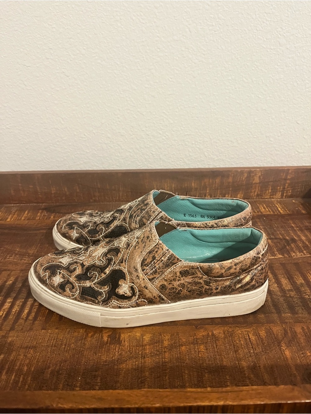 Corral Distressed Slip-On Sneakers